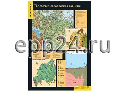 Комплект таблиц Рельеф (10 шт.)