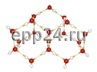 Кристаллическая решетка льда